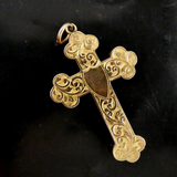 Antique Gold Cross Pendant, 1911.