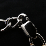 ID Bracelet, Silver Chain and ID Panel.