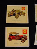 28 Vintage NZ Shell Oil Promotional Transfers, Cars.