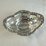 Gorham Antique Sterling Silver Pierced Work Dish.