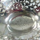 Gorham Antique Sterling Silver Pierced Work Dish.