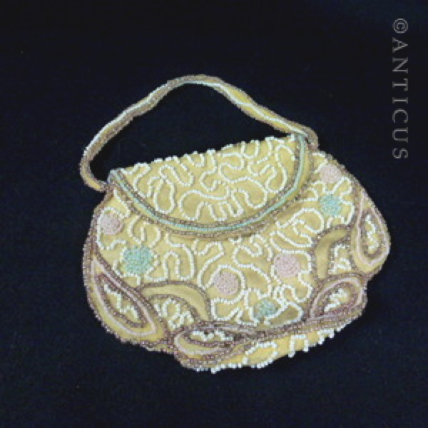 Beaded Evening Bag, Belgian, 1920s-30s.