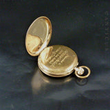 Ladies 14K Gold Vintage Pocket Watch.