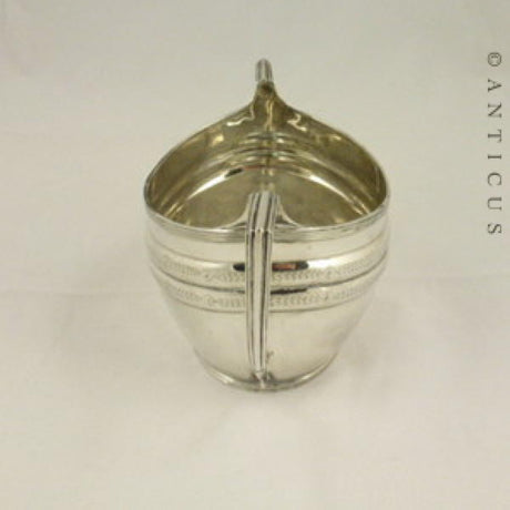 Georgian Silver Sugar Sucriere, circa 1805.