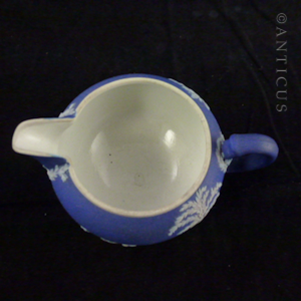 Wedgwood Blue Jasperware Creamer.