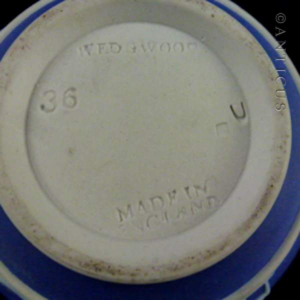 Wedgwood Blue Jasperware Creamer.
