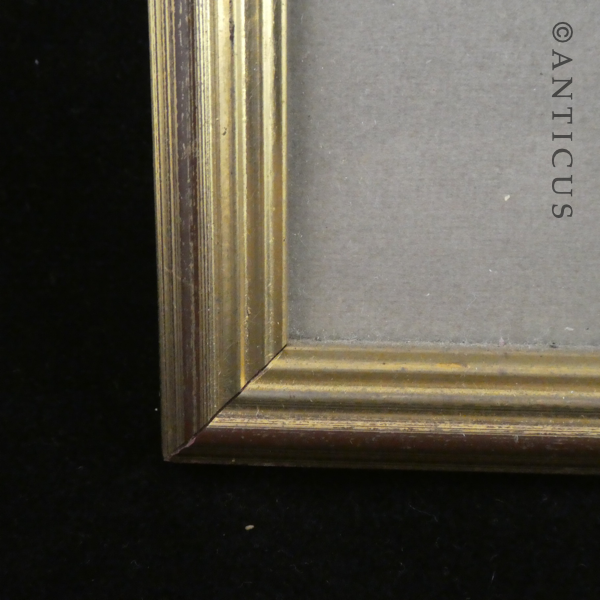 Large Victorian Fashion Print, Framed. 1835.