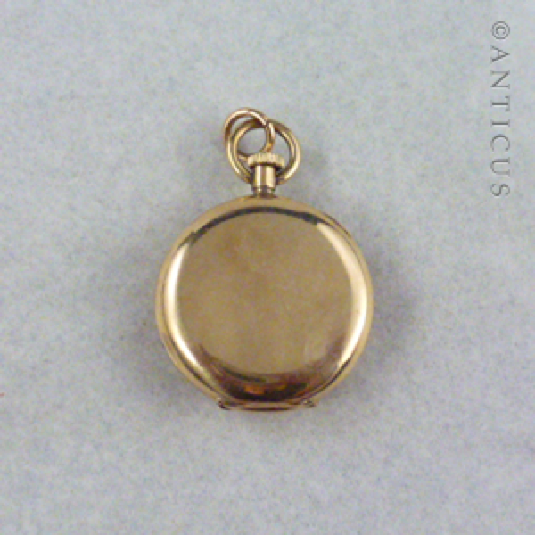 Ladies Small Gold Fob Watch, 1920s.