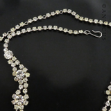 Vintage Costume Jewellery Necklace, Crystals.