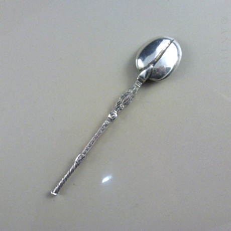 Small Silver Anointing Spoon.