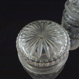 Pair of Cut Glass Pickle Jars, Edwardian.
