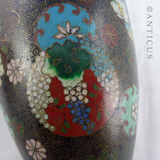 Japanese Cloisonné Vase, Meiji Period.