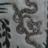 Chinese Embroidery, Framed, Black and White.