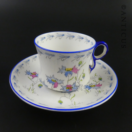 Pair Carlton China Small Coffee Cups.