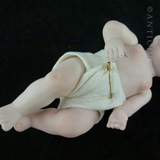 Child's Bisque Small Doll, Jointed Limbs.
