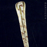 Victorian Ceramic Sauce Ladle.