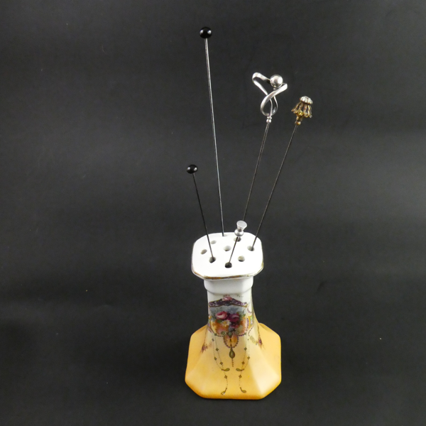 Bone China Hatpin Stand.