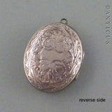 Rose Gold Victorian Locket.