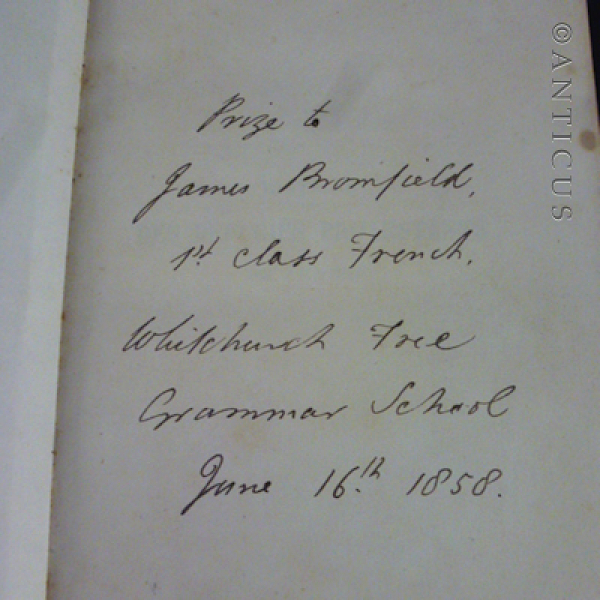 Leather-Bound Histoire de la Réfugiés Protestants.