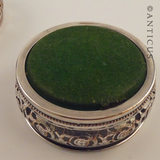 Pair of Old Sheffield Plate Decanter Coasters.