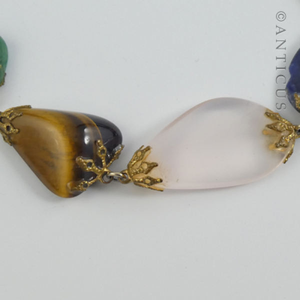 Natural Semi-Precious Stones Necklace.