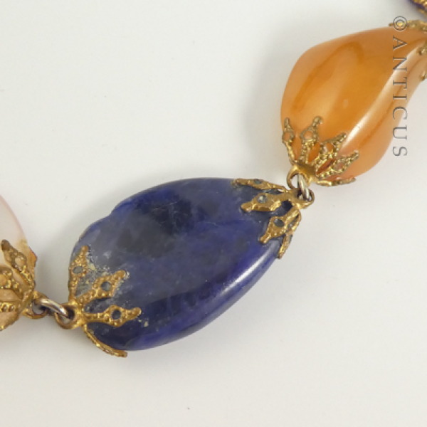 Natural Semi-Precious Stones Necklace.