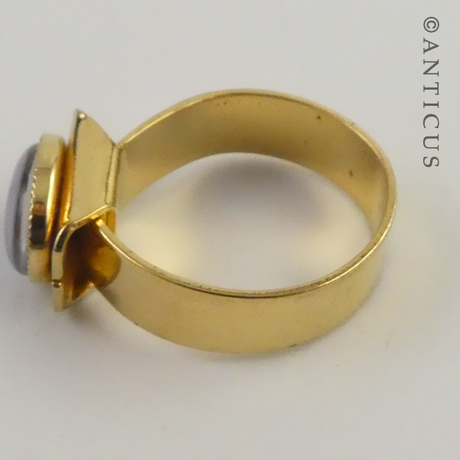 Costume Ring, Opal Style Stone.