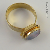Costume Ring, Opal Style Stone.