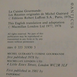 Cuisine Gourmande by Michel Guérard.