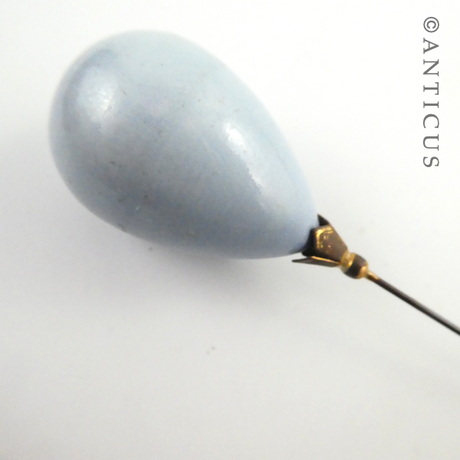 1930s Hatpin, Blue.