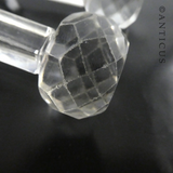 Pair of Large Antique Crystal Knife Rests.