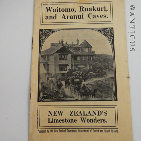 Five Early Booklets of Tourist Info, New Zealand.