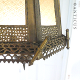 Middle Eastern Brass Celing Light.