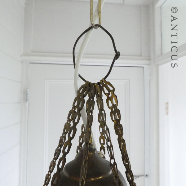 Middle Eastern Brass Celing Light.