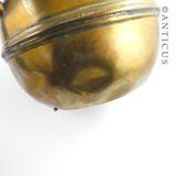 Large Antique Brass Ewer Vase