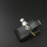 Vintage 18ct Gold, 3 Diamond Ring.