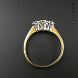 Vintage 18ct Gold, 3 Diamond Ring.