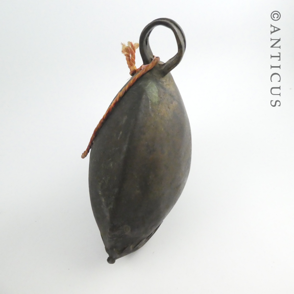 Large Bronze Cow Bell.
