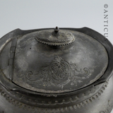 Old Britannia Metal Ornate Teapot.