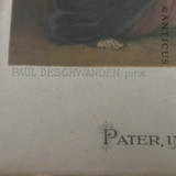 Antique Religious Print, The Crucifixtion.