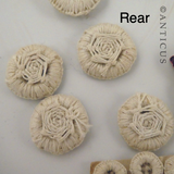 Handmade Dorset Linen Thread Buttons.