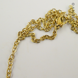 Pearl and Gold Plated Pendant on Chain.