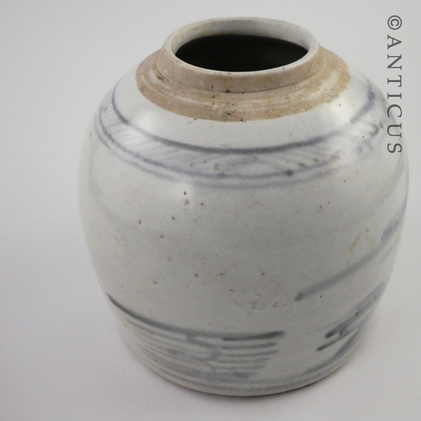 Large Oriental Ginger Jar, Chinese or Korean.