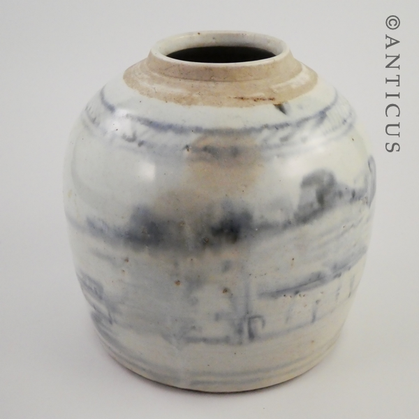 Large Oriental Ginger Jar, Chinese or Korean.