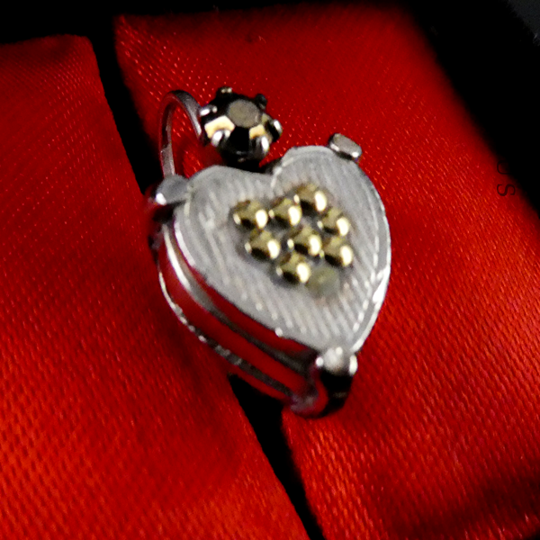 Pair of Silver and Gold Antique Earrings.