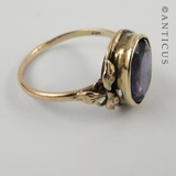 Gold and Amethyst Vintage Ring.