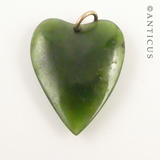 Vintage Jade Heart, Pounamu.