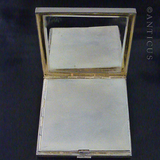 Asprey Silver and Gold Vintage Powder Compact.