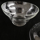 Pair of Etched Crystal Small Bowls.