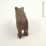 Small Carved Bear, Black Forest.